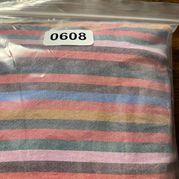 Madewell Scoopneck Tank Dress in Rainbow Stripe 100% Cotton A-Line Size S - Picture 12 of 12